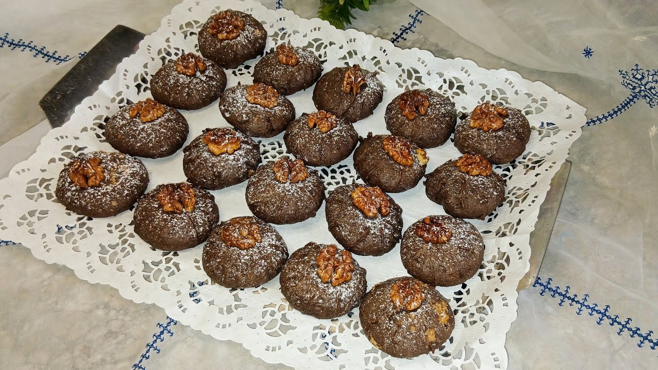 حلوة طرية😋وهشيشة كذوب فالفم بحشوة الكاوكاو سهلة وسريعة التحضير👌