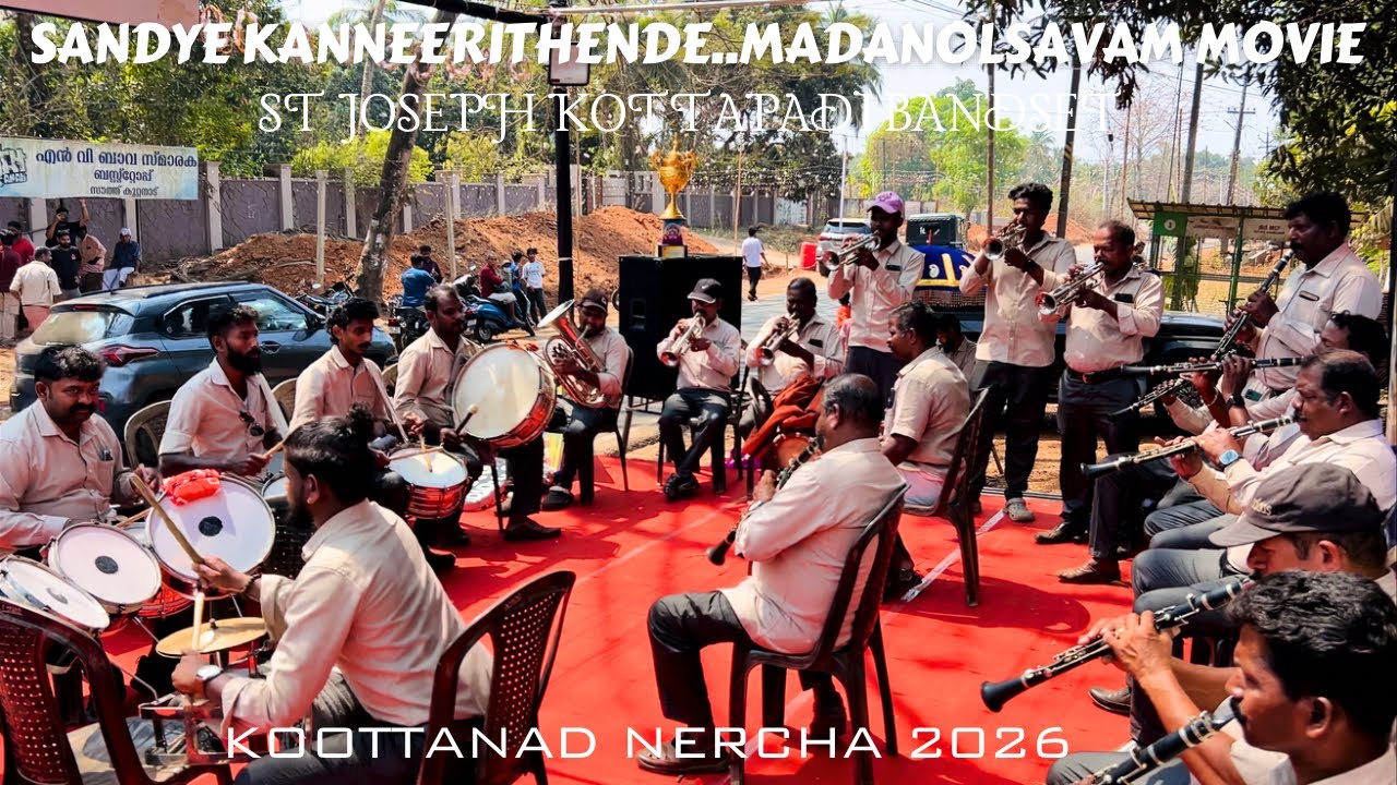 Sandye Kanneerithende..❤️St Joseph Kottapadi Bandset | Koottanad Nercha 2026 | Use🎧😌 | Madanolsavam 