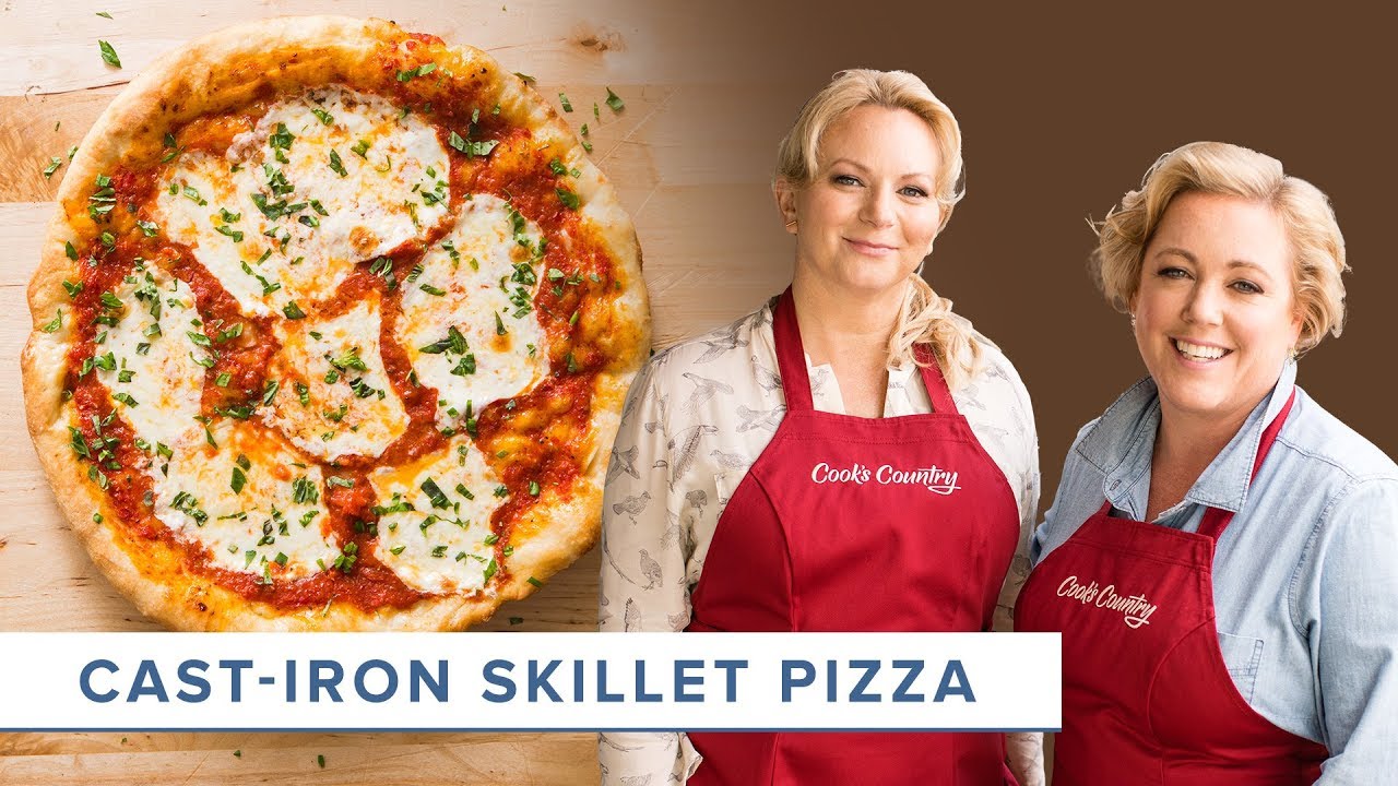 How to Make Pizza Margherita in a Cast-Iron Skillet