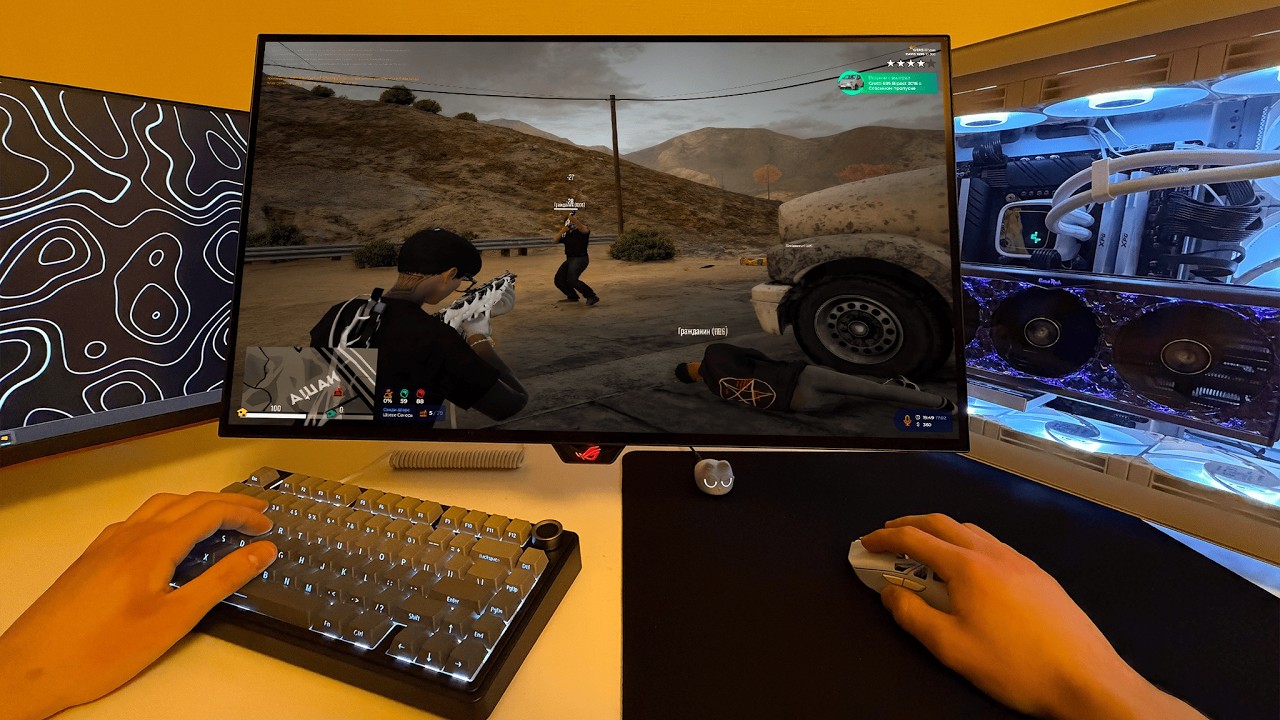 Проверил лучшую клавиатуру из тик тока в тулеве от первого лица на gta5rp