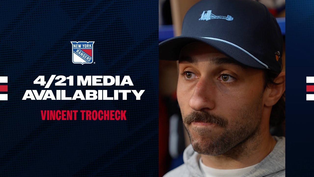NYR 2025 Exit Day: Vincent Trocheck Media Availability | April 21, 2025