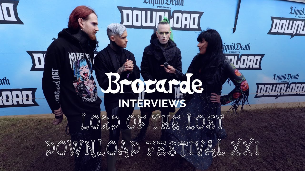 Backstage at Download Festival XXI 2024 | Brocarde Interviews Lord Of The Lost