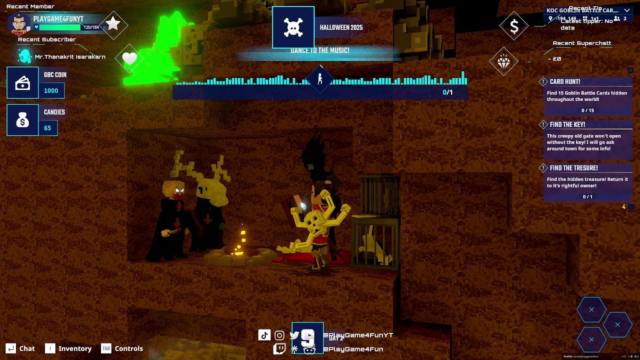 @TheSandboxGame - Playing AS6 & #sandfam Maps - PlayGame4Fun Coin giveaway on twitch