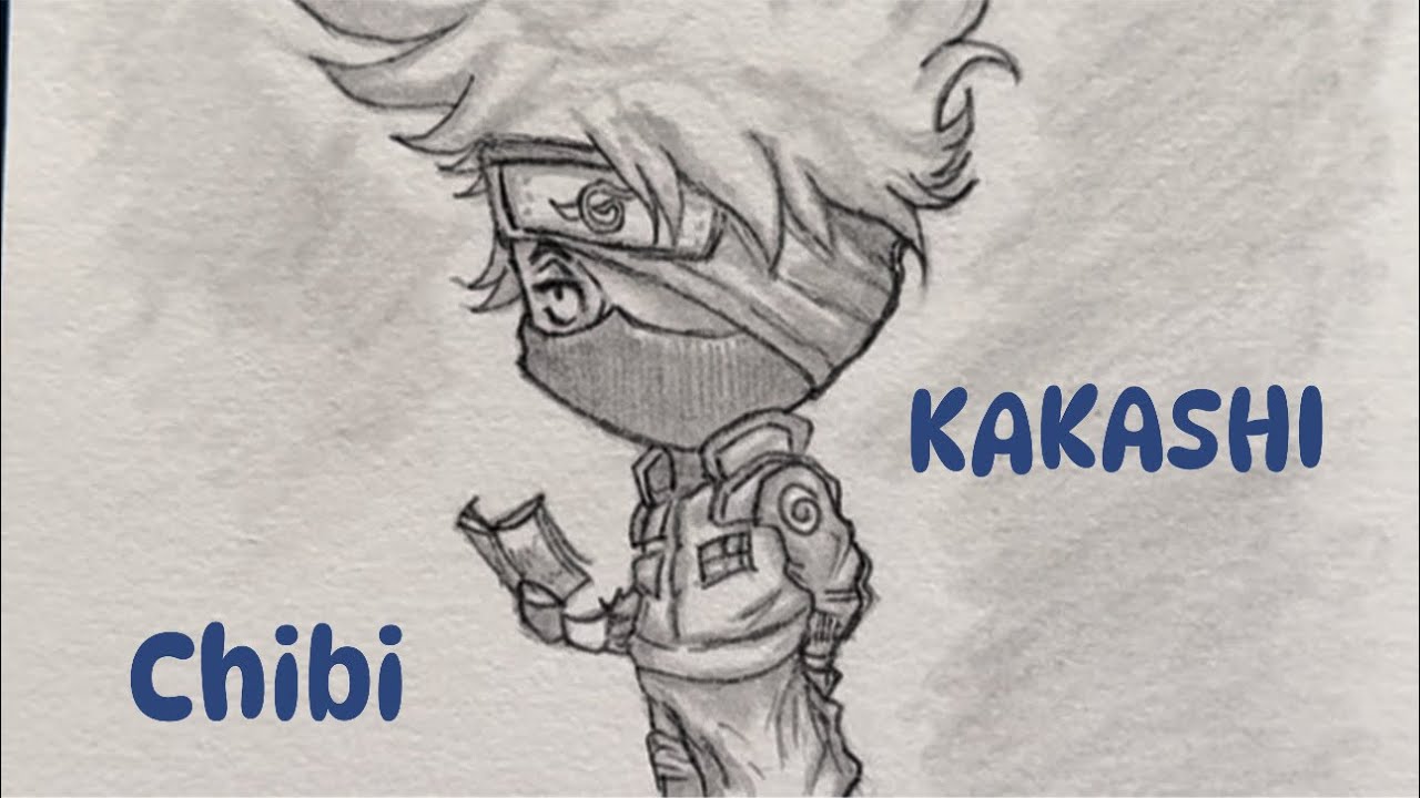 How to draw Chibi Kakashi from Naruto | Step by Step | Easy drawing |