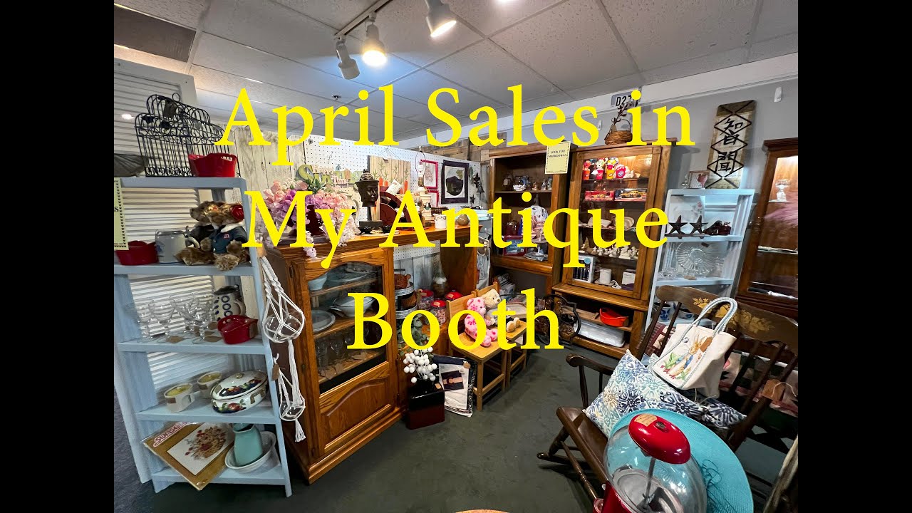 April 2023 Antique Booth Sales Analysis