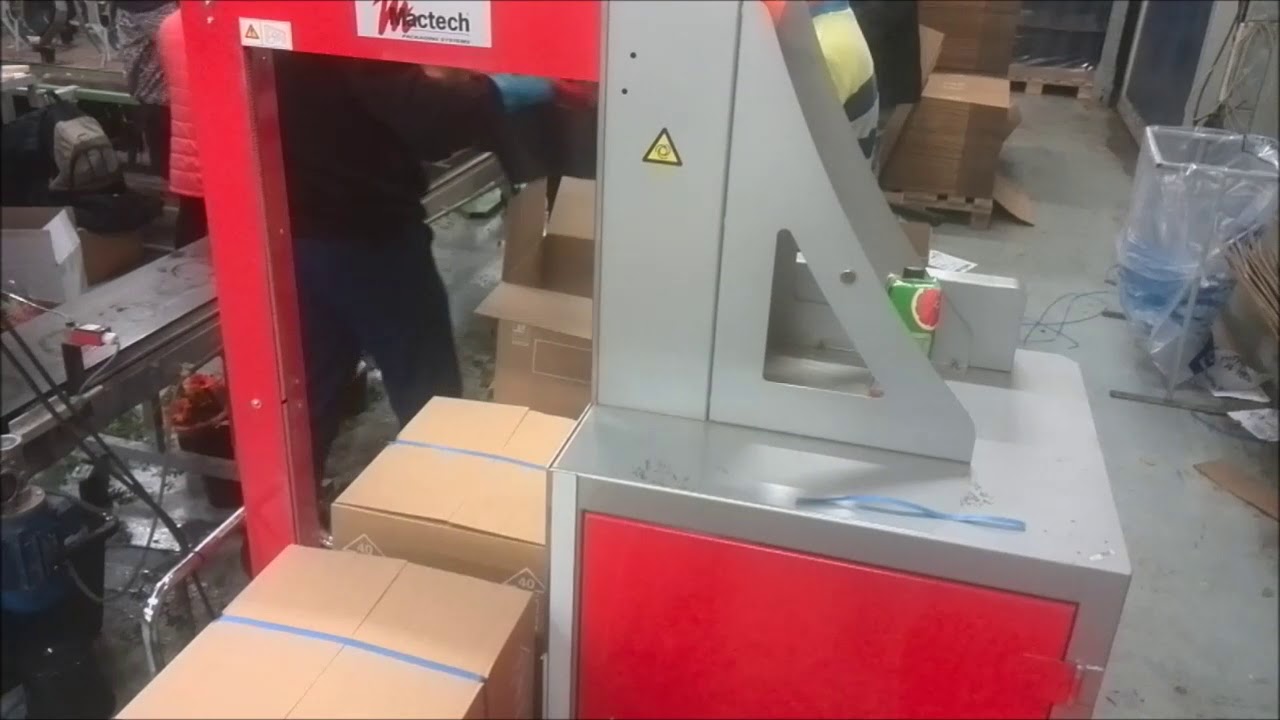 Mactech TP-702 YA volautomatische omsnoeringsmachine - enkele omsnoering
