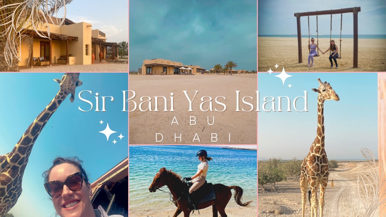 VLOG: Girls trip to Sir Bani Yas Island, Abu Dhabi! 🦚🏝️🦒