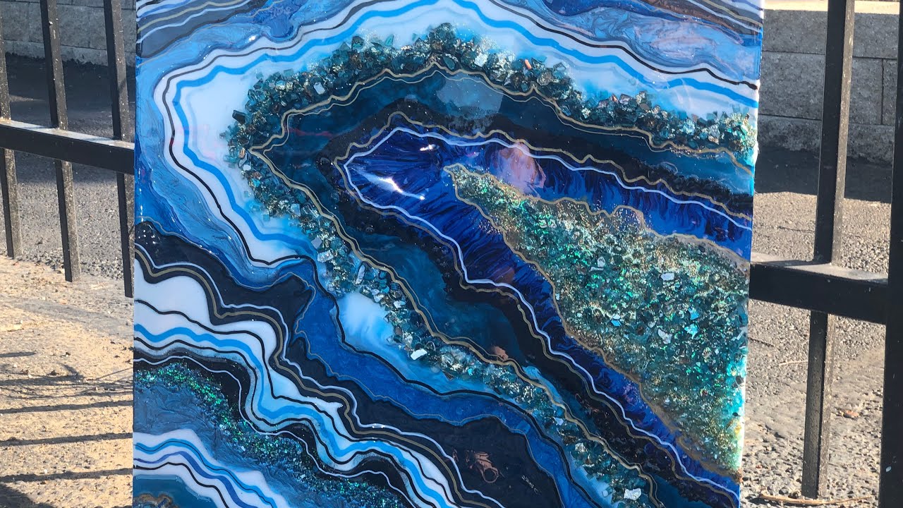 Geode with Lights, Time Lapse Tutorial - Part 1