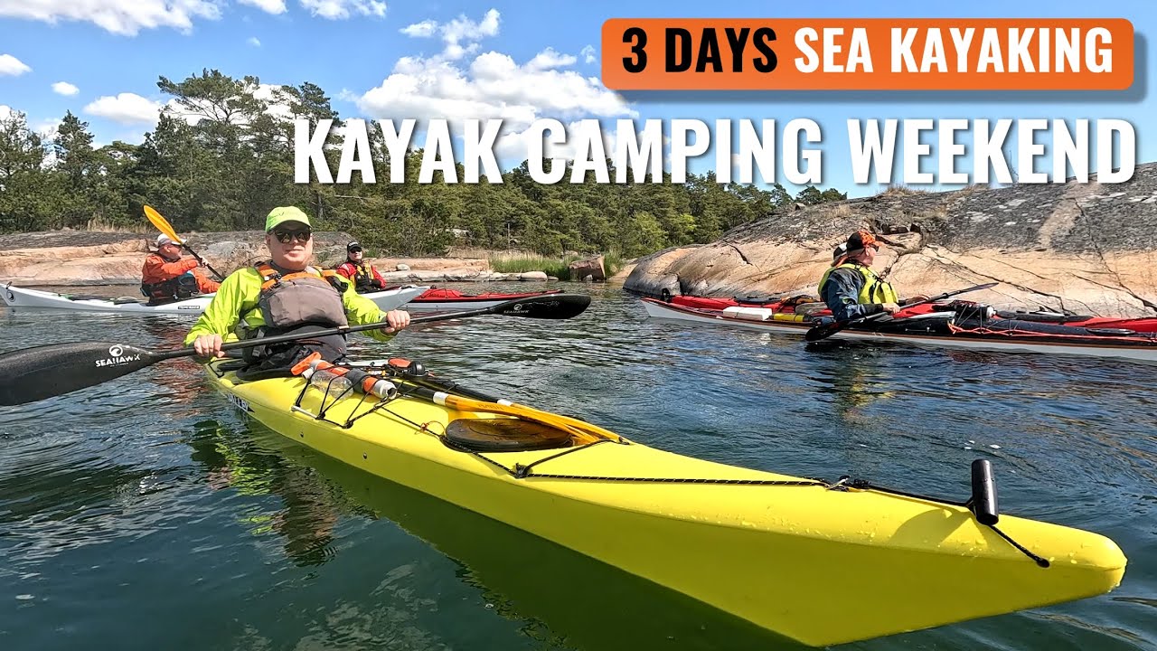 Three days of sea kayaking fun! Kayak camping in and around the Stend&ouml;rren archipelago