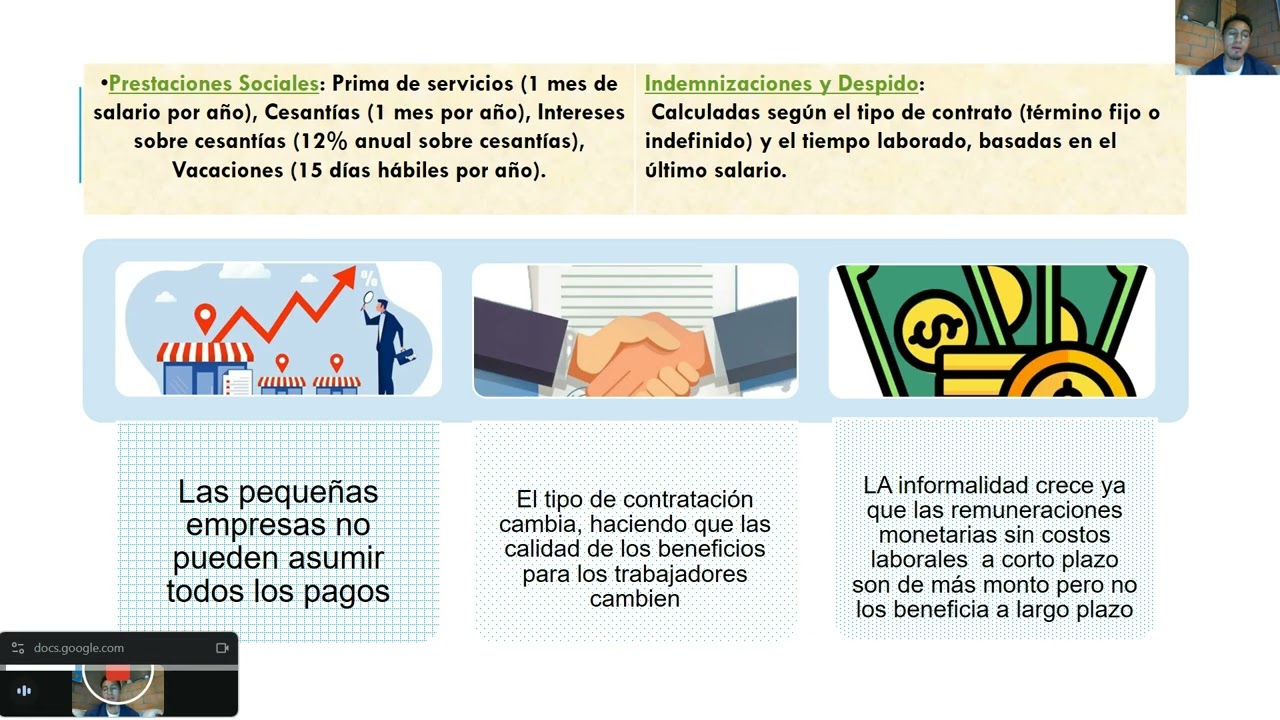 Plantiamiento 1 costos laborales - flexibilización laboral