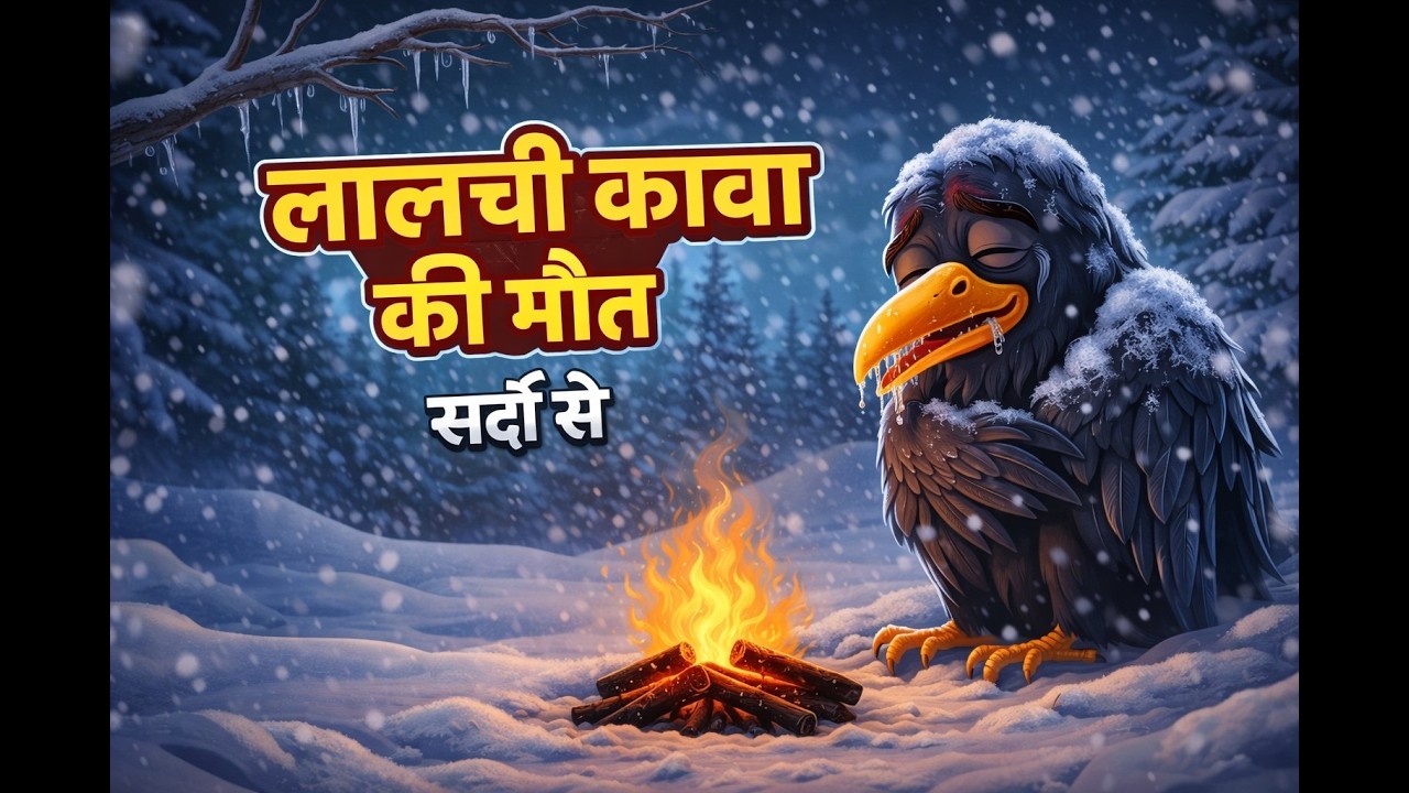   लालची कालू कौवा ll  hindi moral storykids moral story hindikauwa kahanipanchatantra kahani hindi 