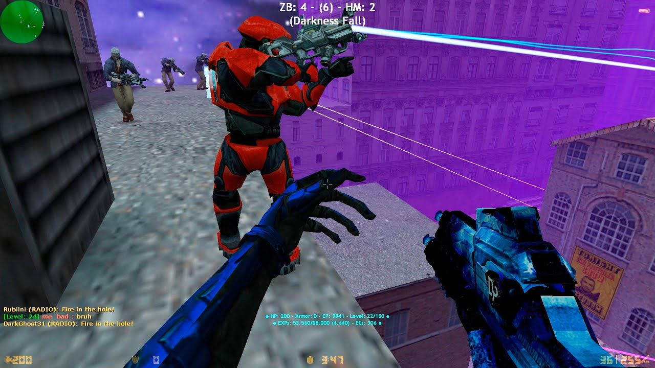 Counter-Strike 1.6: Dark Professional | Zombie Escape | [CSO+Events!]