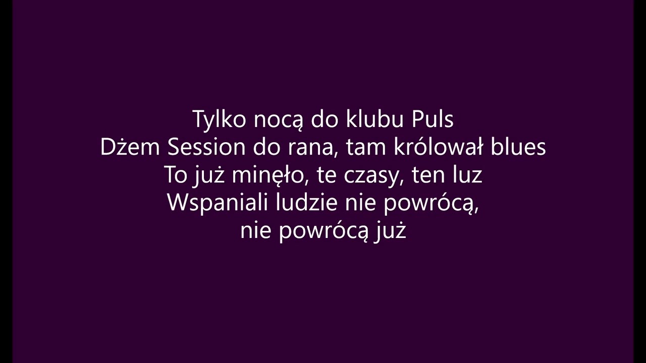 Wehikuł czasu - Dżem (tekst)