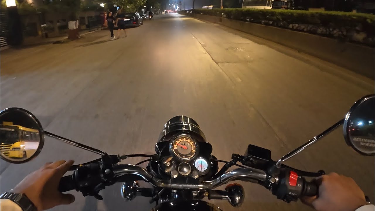 MODERATE TRAFFIC RUN | 9PM ft. BULLET 500 MACHISMO | SUPERNIGHT Mode on DJI Action 5 Pro