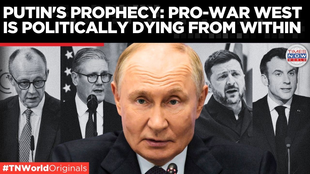 'Ratings Falling Catastrophically', Putin Predicts Pro-War Europe's Downfall