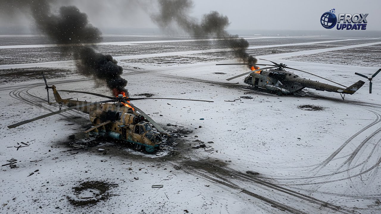 Российские беспилотники «Геран» уничтожили украинские вертолеты, поставленные НАТО
