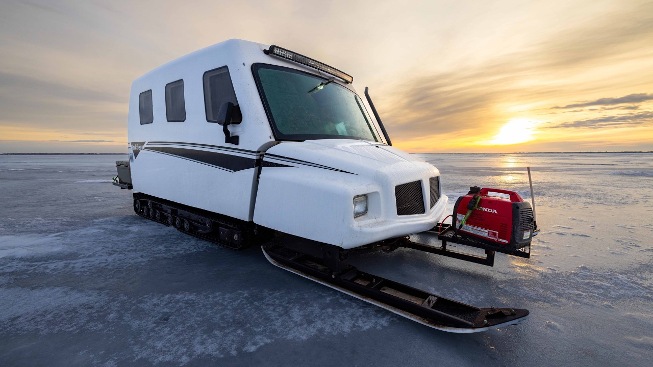 Ice Fishing Devils Lake | LUXURY Hole Hopping