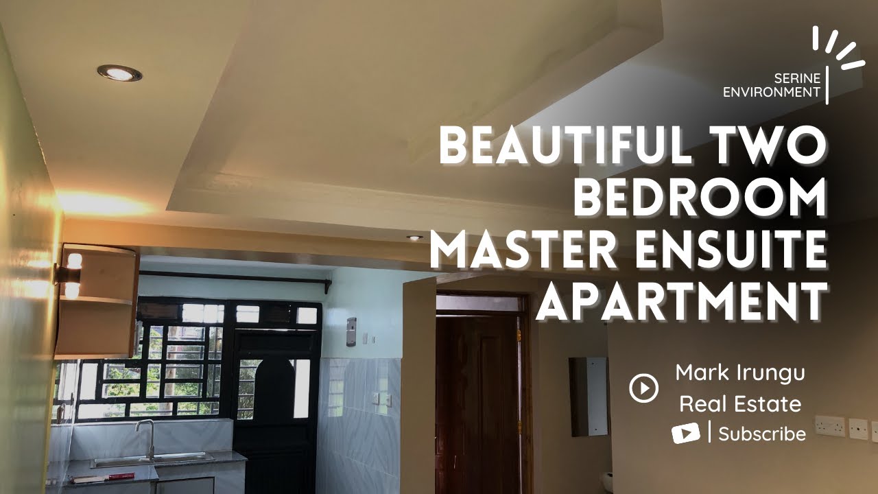 OMG! BEAUTIFUL 2 BEDROOM MASTER ENSUITE APARTMENT WITH OPEN KITCHEN SET UP AN GYPSUM IN THIKA