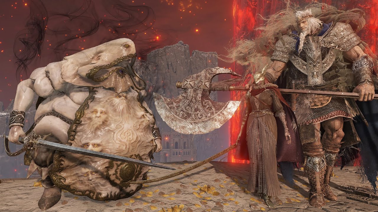 Godskin Noble Vs Bosses - Elden Ring