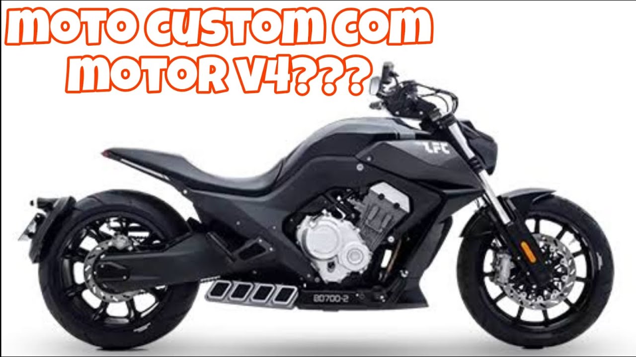BENDA LANÇA MOTO CUSTOM 700CC COM MOTOR V4