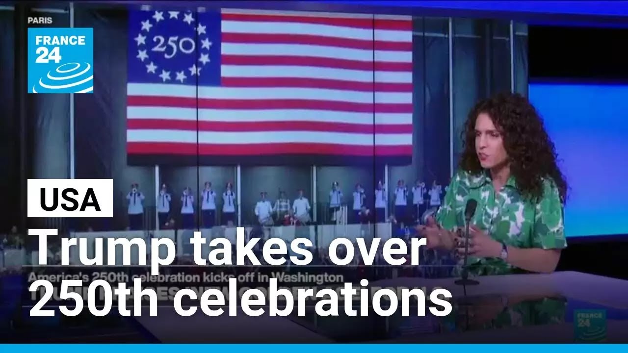 Trump turns America 250 kickoff into a campaign-style rally on the National Mall &bull; FRANCE 24