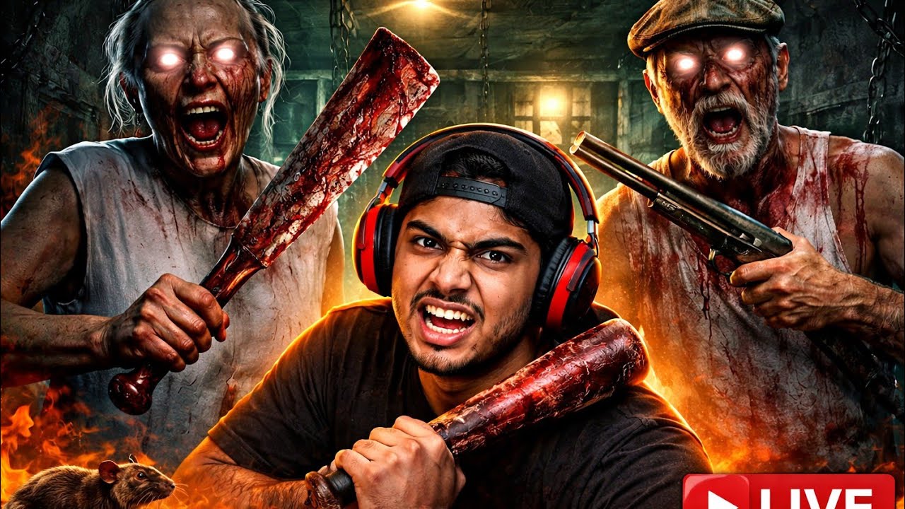 Fastest escape challenge 😱Granny Chapter 2 Live 🔴 Aaj Granny Grandpa Se Bachke Escape! 😱