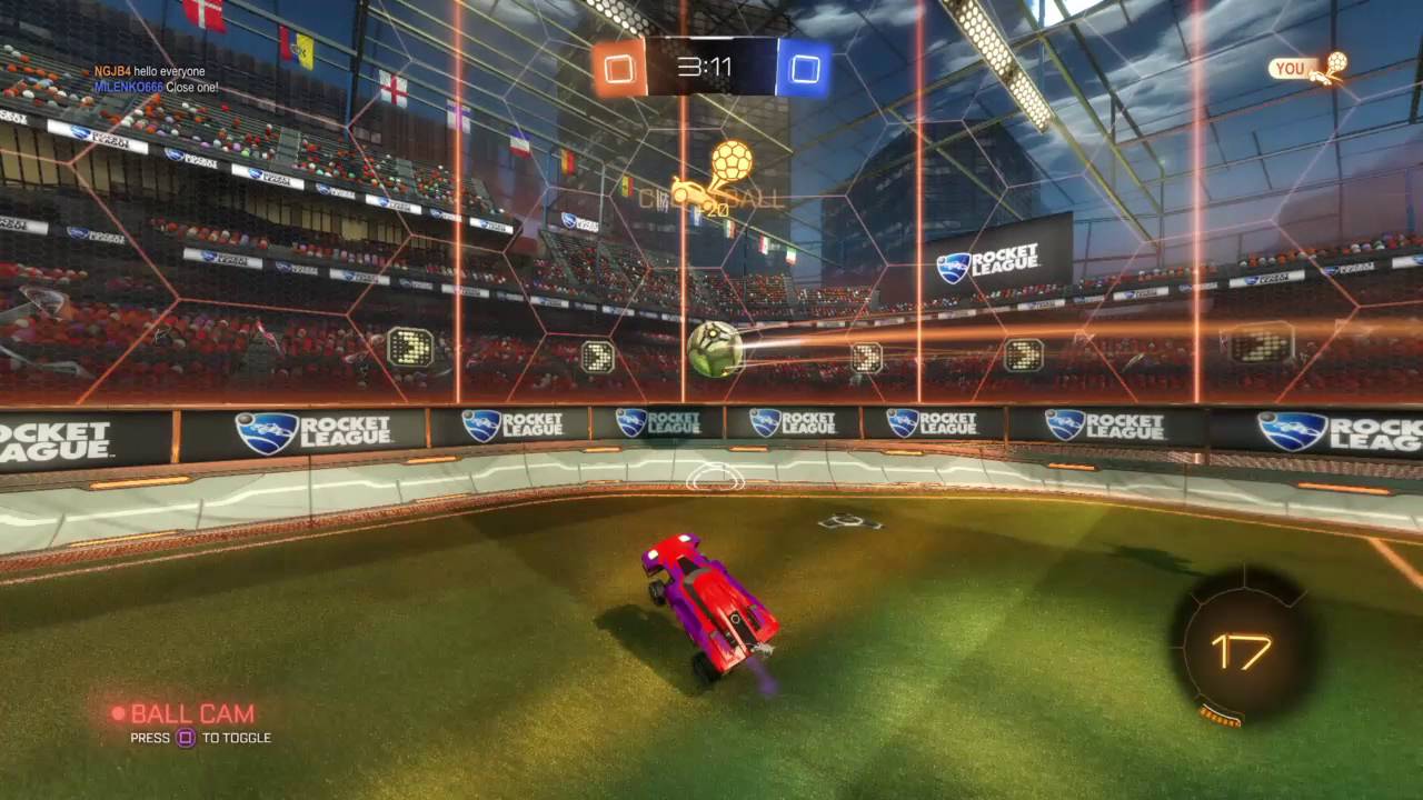Rocket League off the line!