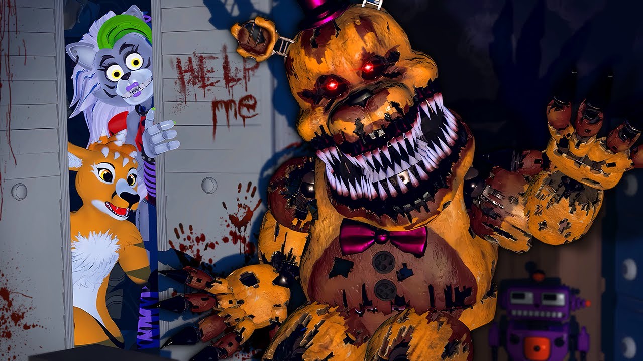 SPĘDZIŁEM 24H Z ROXY ZAMKNIĘTY W POKOJU FNAF 4 | VRCHAT