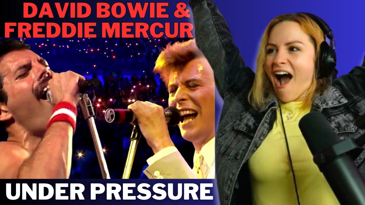 OH WOW! David Bowie & Freddie Mercury (Queen) - Under Pressure FIRST TIME HEARING!