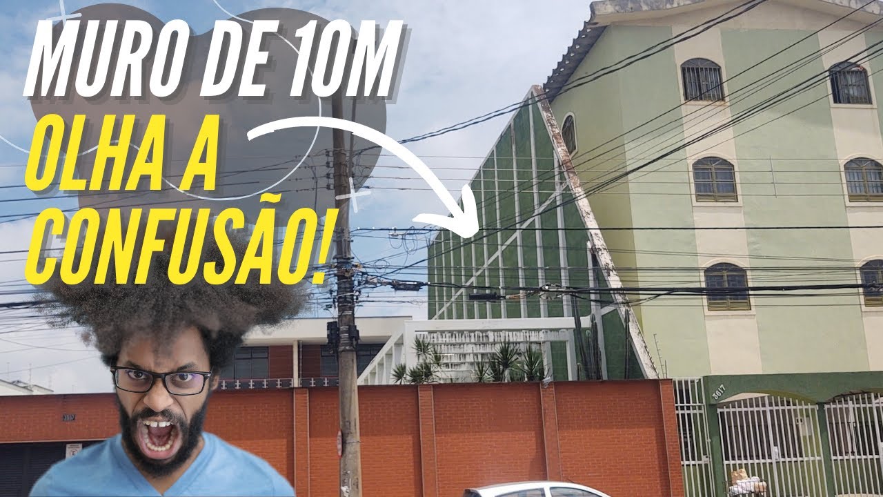 Vizinho PRECISOU SUBIR UM MURO DE 10M para garantir a PRIVACIDADE!