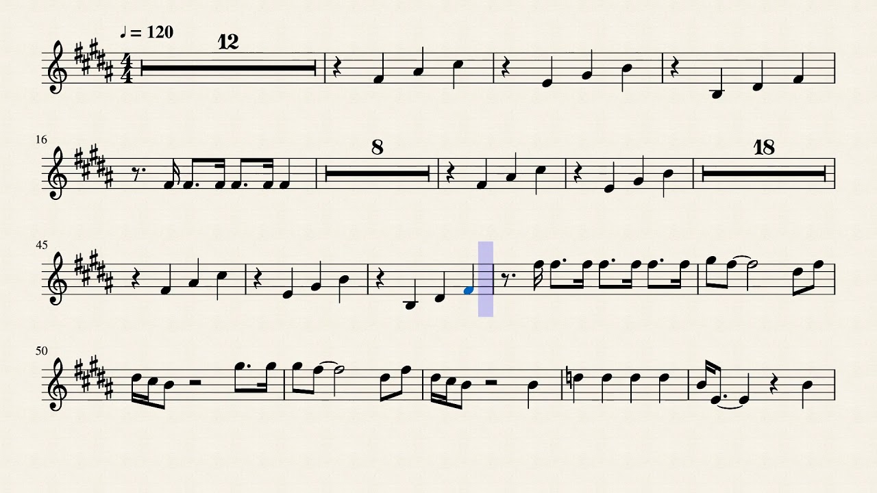 The Wanderer by Dion, Alto Sax Sheet Music