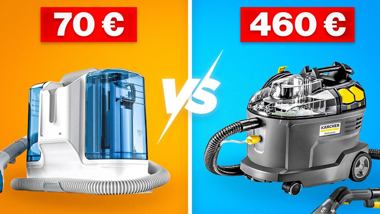 Arnaque ? Shampouineuse Amazon &agrave; petit prix VS machine professionnelle