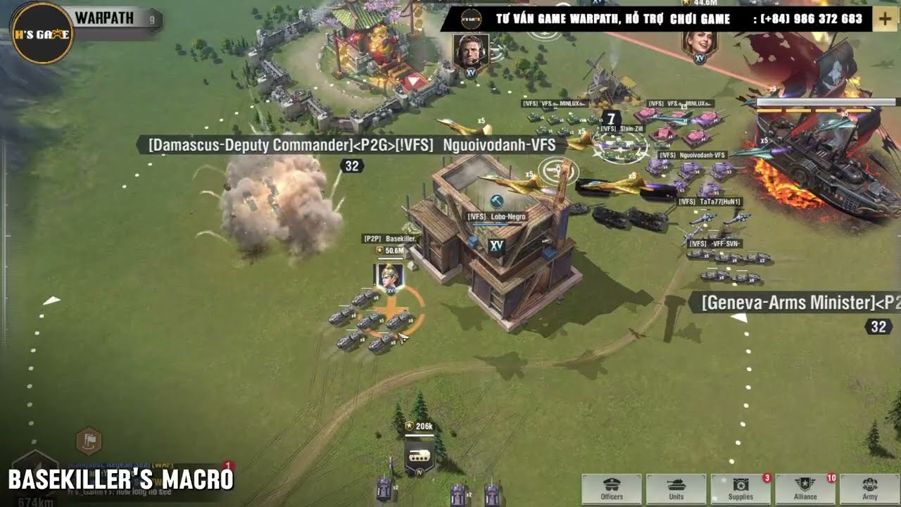 Xem thao tác tay của Basekiller | P2P vs VFS | Warpath:Aceshooter