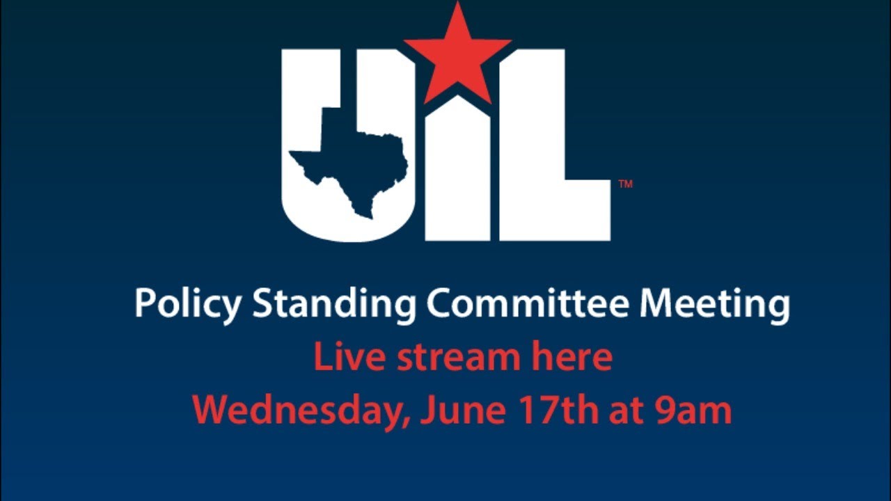 Policy Standing Committee Meeting June 17th, 2020