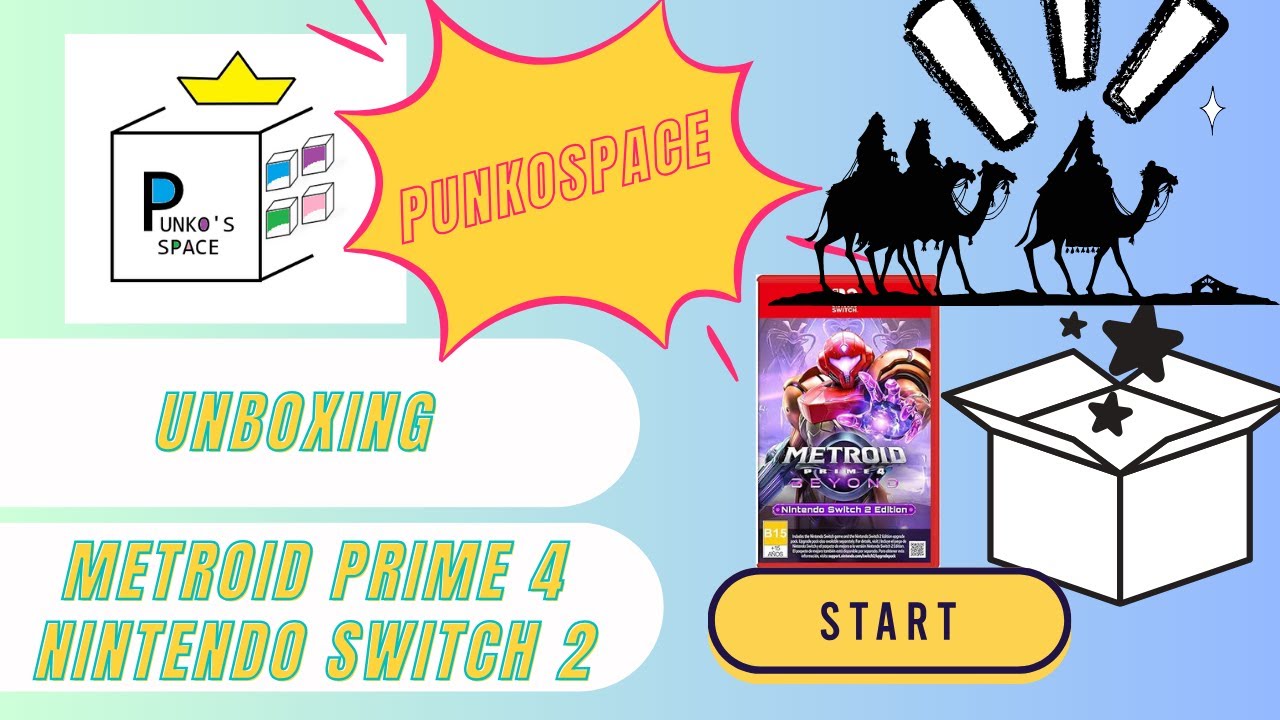 Unboxing Metroid Prime 4 Nintendo Switch 2
