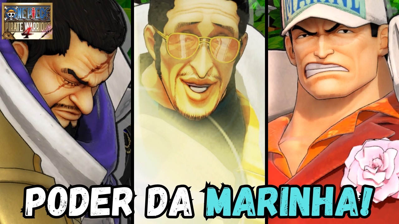 OS ALMIRANTES DA MARINHA! FUJITORA, KIZARU E AKAINU – OPW4 PS5