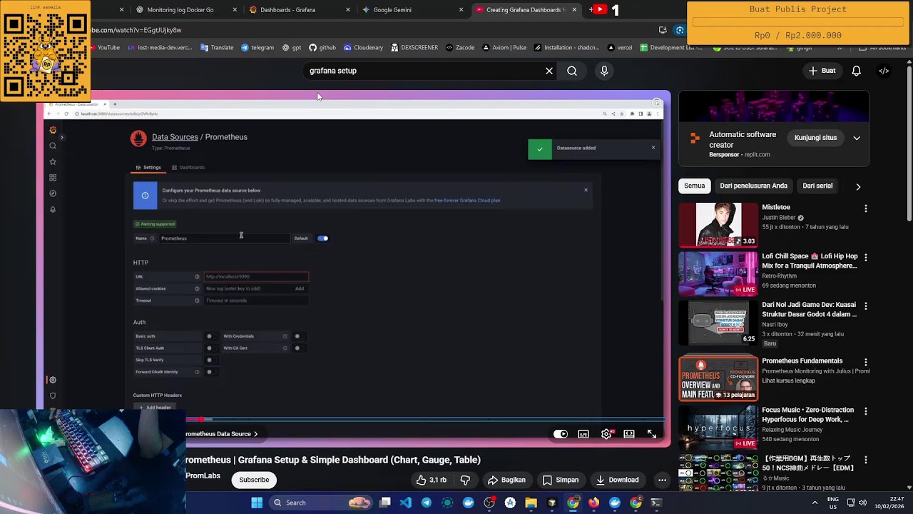 Live Vibe Coding Build Social Media With Next.js & Golang PART 10