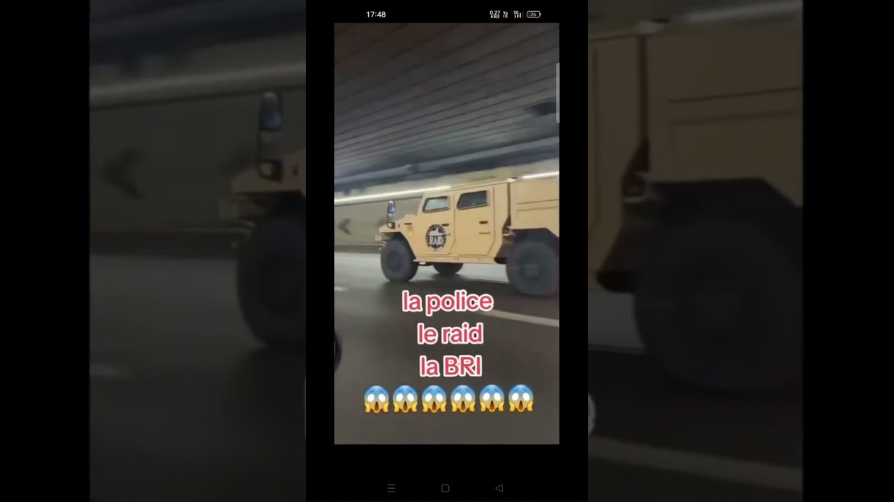 Les véhicules de la police, du RAID et de la BRI en action !