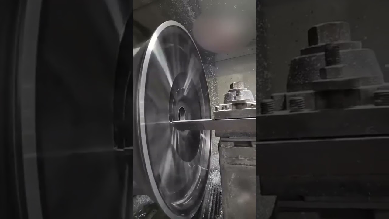 Watch How Car Rims Are Made on CNC Machines! #shorts