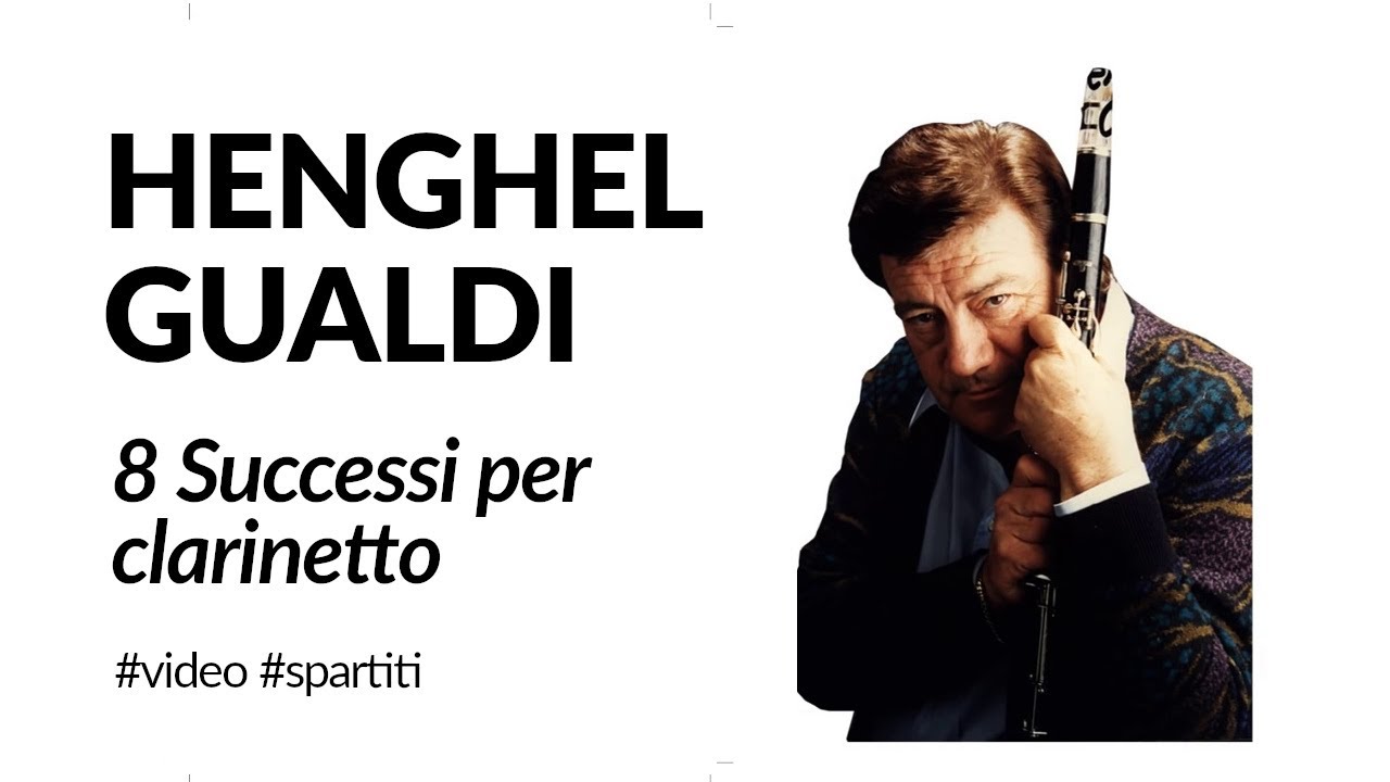 Henghel Gualdi. Otto ballabili per clarinetto e orchestra. Spartito, Mp3.