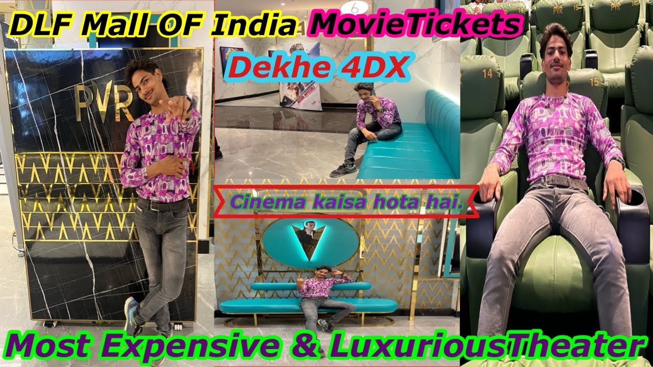 4DX3D Movie Theater in PVR (DLF :Mall of India) Noida Sector 18 GOLD CLASS Luxurios Expires #movie