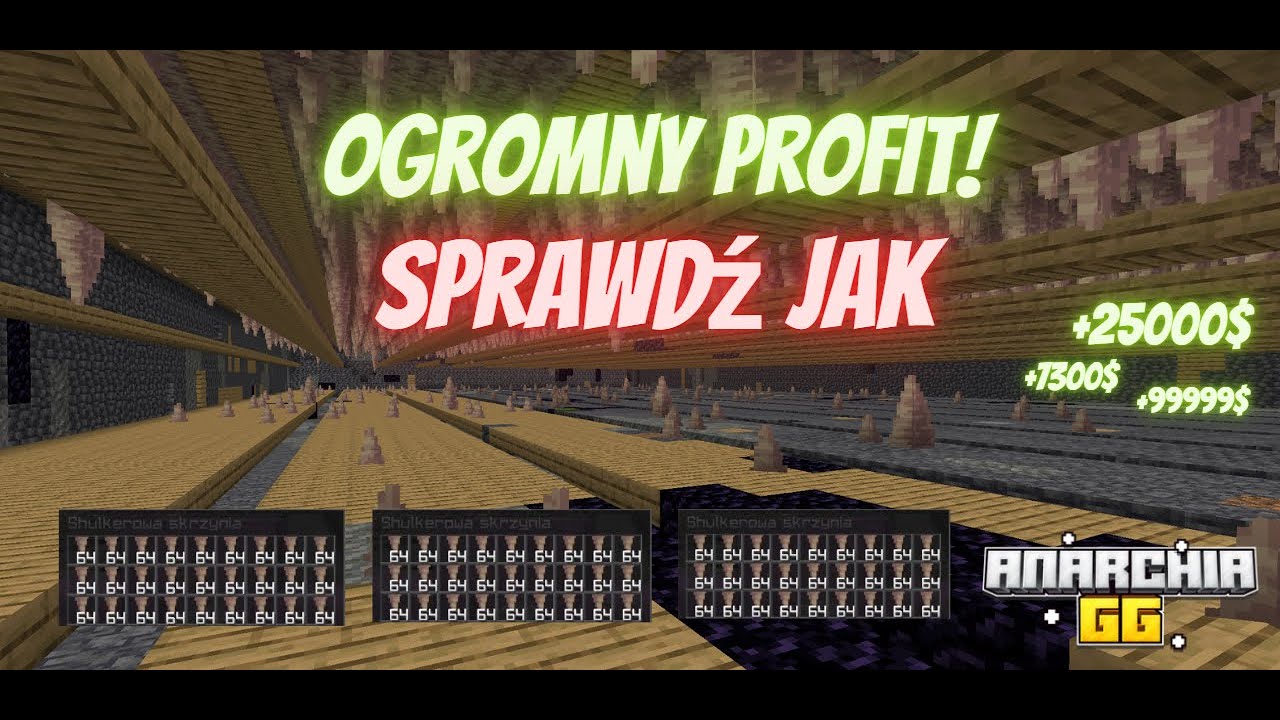 FARMA DRIPSTONE - OGROMNY PROFIT! SPRAWDŹ JAK? + KONKURS Anarchia.gg
