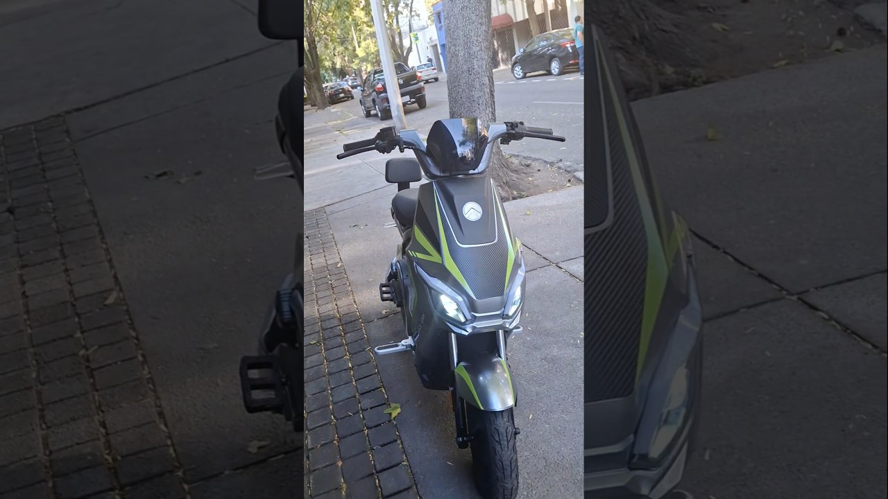 Moto el&eacute;ctrica LM Sport, velocidad m&aacute;xima 50 km/h #movilidadelectrica #motoeletrica #motociclistico