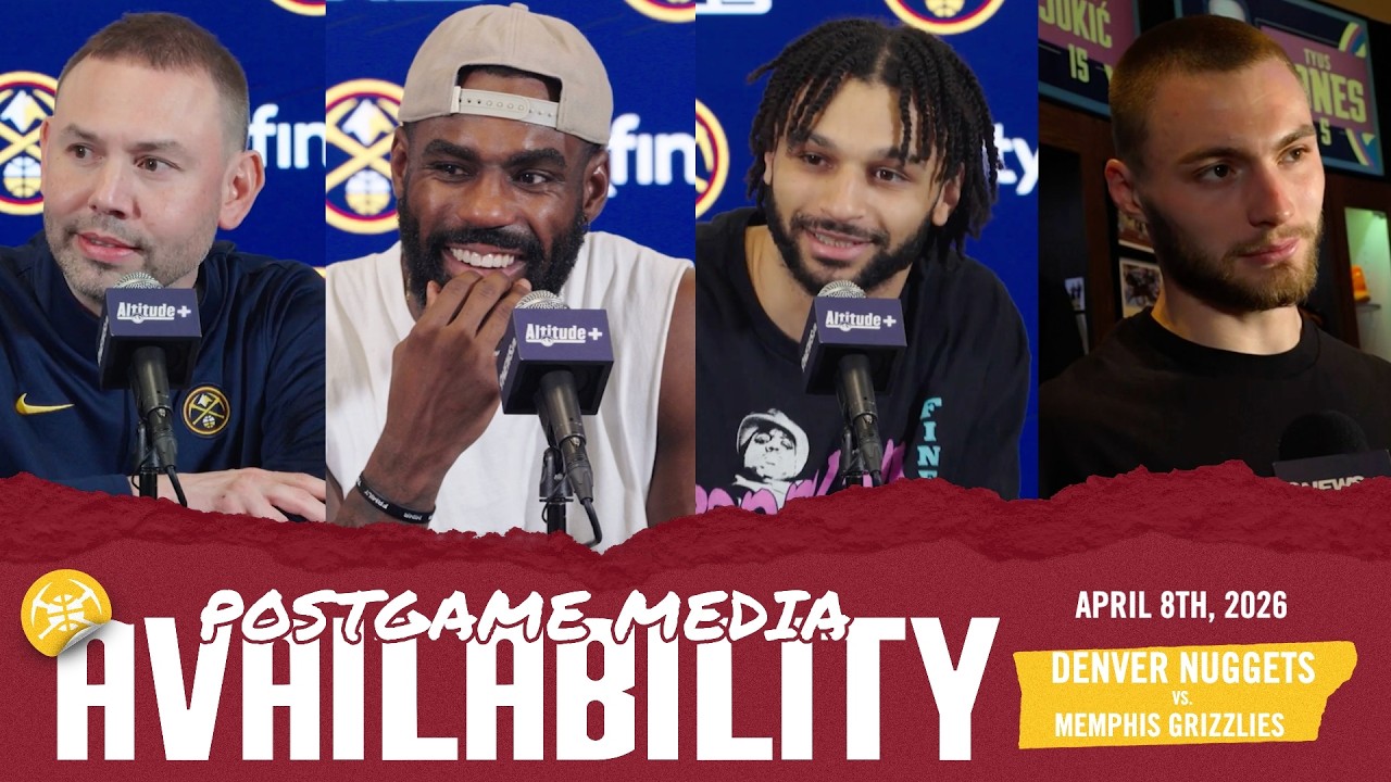 Все послематчевые интервью Denver Nuggets против MEM 🎙️