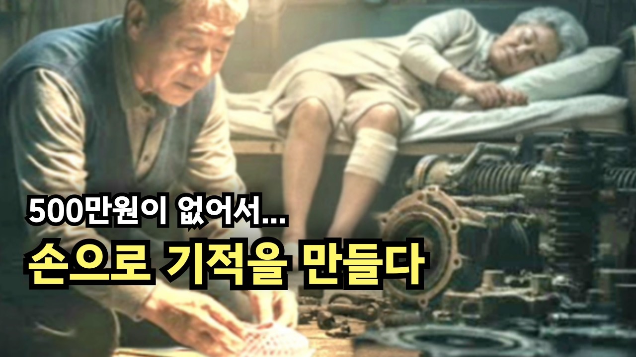 보험금보다 값진 우승상금, 40년 기름때 묻은 손이 만든 기적.