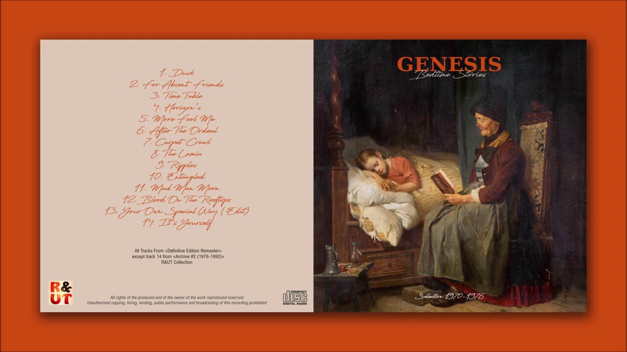 GENESIS  ''Bedtime Stories'' - Selection 1970/1976 by R&UT