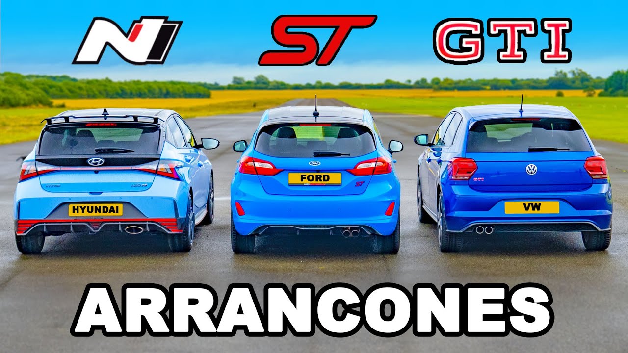 i20N vs Fiesta ST vs Polo GTI: ARRANCONES