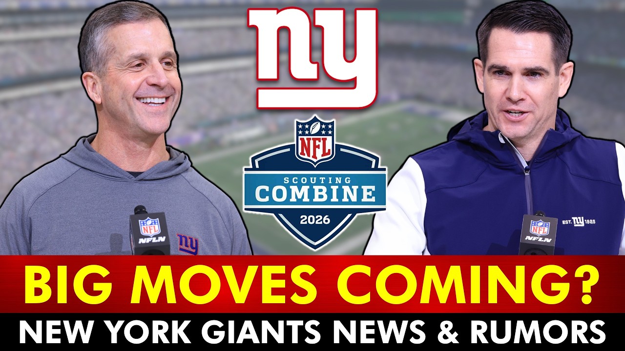🚨MAJOR Giants News & Rumors From NFL Combine After Joe Schoen & John Harbaugh Press Conference&rsquo;s