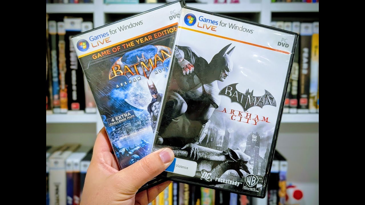 Installing Batman Arkham Asylum and City on PC (GFWL editions)