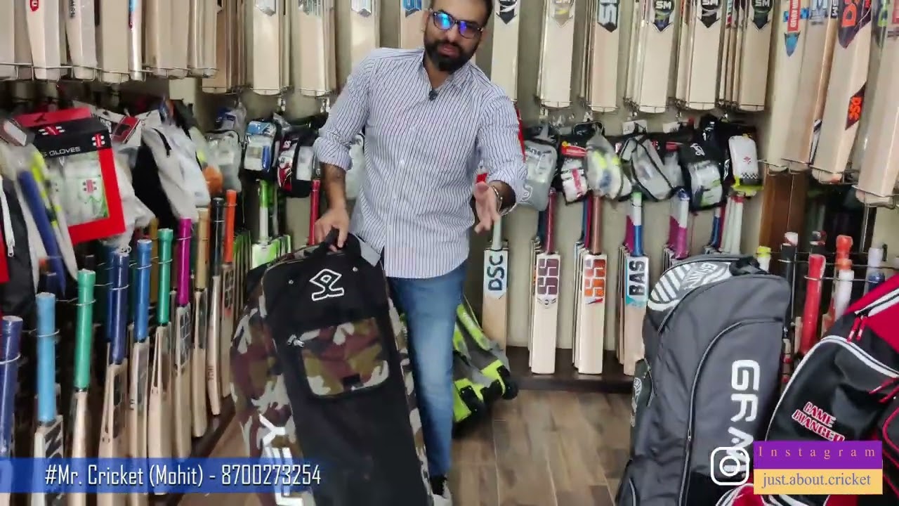 Top players cricket duffle kit bags | How to select kit bag? Shrey MRF BAS DSC Gray Nicolls 